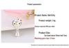 Sterling Silver Hello Kitty Bell Bracelet Accessories with Loose Beads