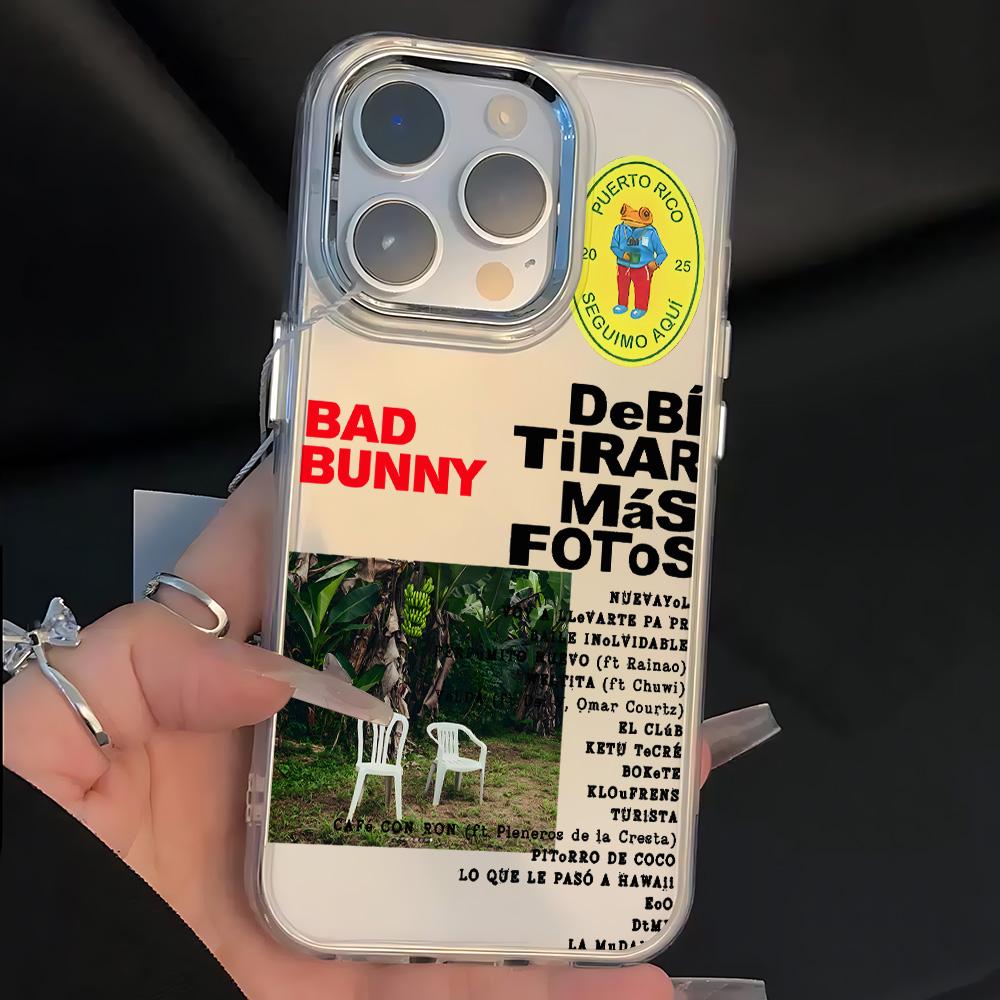 Custodia Nuova per Telefono Singer B-Bad B-Bunny DtMF Per IPhone 17 16e 16 15 14 13 12 11 Mini Pro Max X XR XSMAX 8 7 Air Plus Copertura Morbida