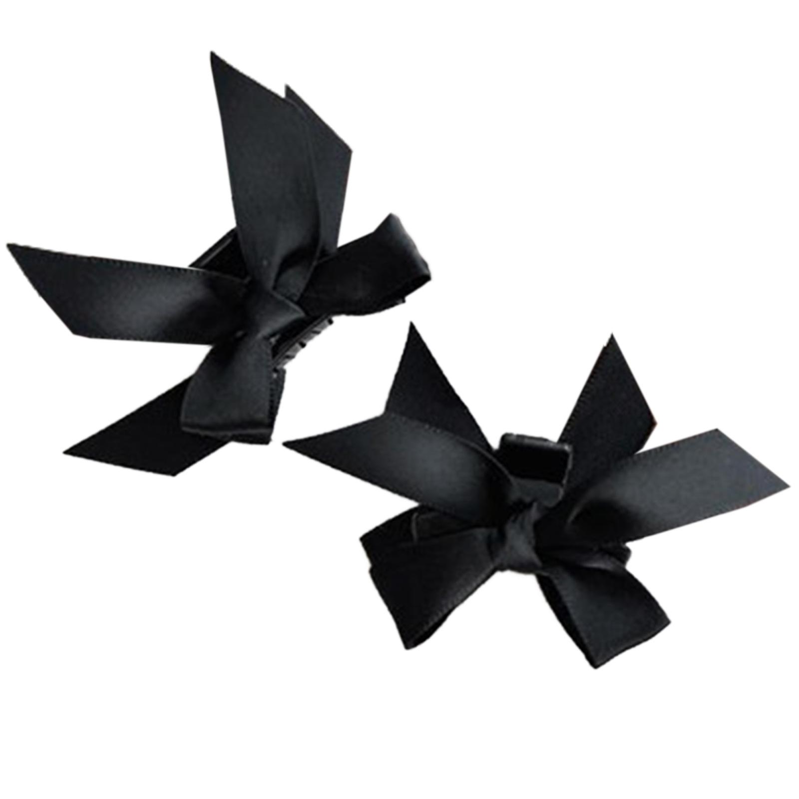 

Маленькая заколка-бантик для женщин, девочек, корейская, милая, для челки, заколка-краб для волос, товары для DIY, аксессуары B чёрный