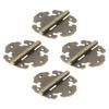 4 pcs Antique Decorative Hinges for Wooden Door Cabinets Rustic Design