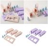 Water Drop Shape Clay Bead Roller Mold 3 Size Craft Jewelry Tool Clay Rolling Molds Plastic Texture for Beads Pendant