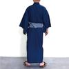 SWINGPLUS Light Denim Solid Yukata Men's Kimono, 6.5 oz, Color, Single-Layer Kimono, (Size 2L)
