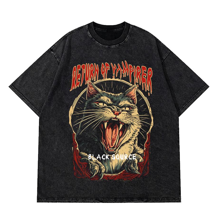 The Return Of Vampurr TShirt Men O Neck Cool Summer T Shirts Short Sleeve Tees Fashion Tops