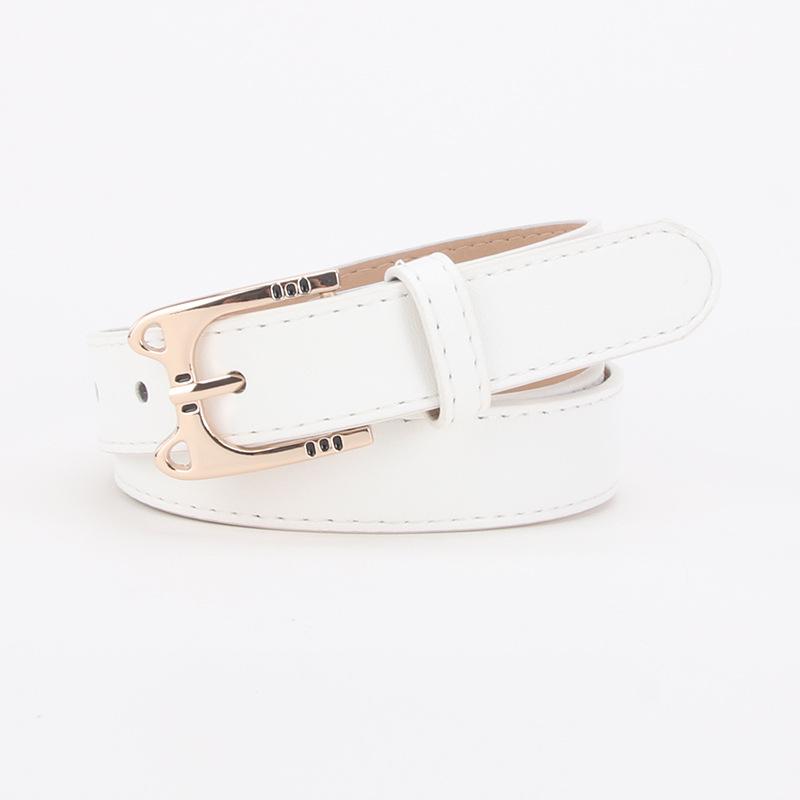Chic Women's Belts with Cute Cat Head Alloy Buckle - Perfect for Jeans and Fashionable Accents