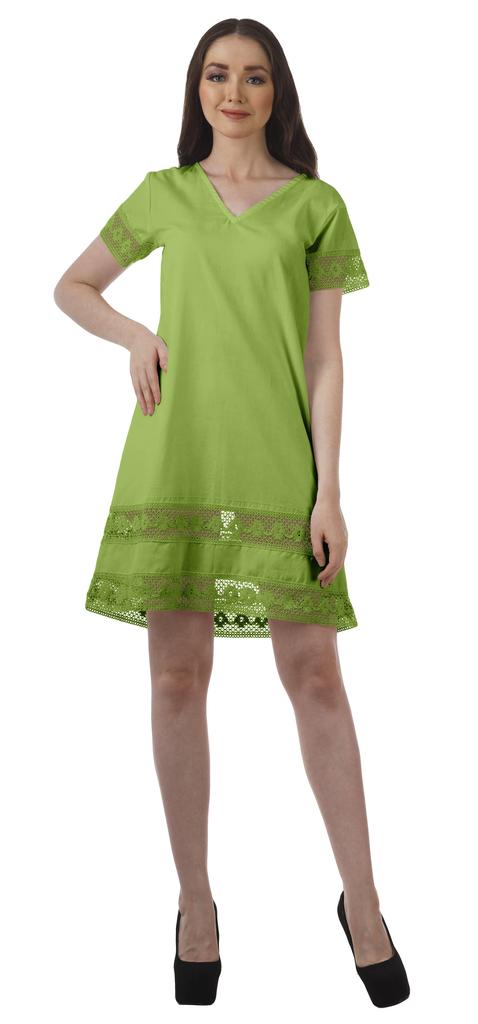Moomaya Cotton Flex Casual Solid Beach Summer Outfit Womens Cocktail Dresses