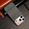 Orange Carbon Fiber Leather Strong Magnetic Case For iPhone 14 15 16 17 Pro Max Air Metal Buttons Camera Protection Hard Cover