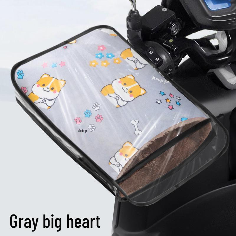 Winter Waterproof Electric Vehicle & Motorcycle Handlebar Gloves One Size