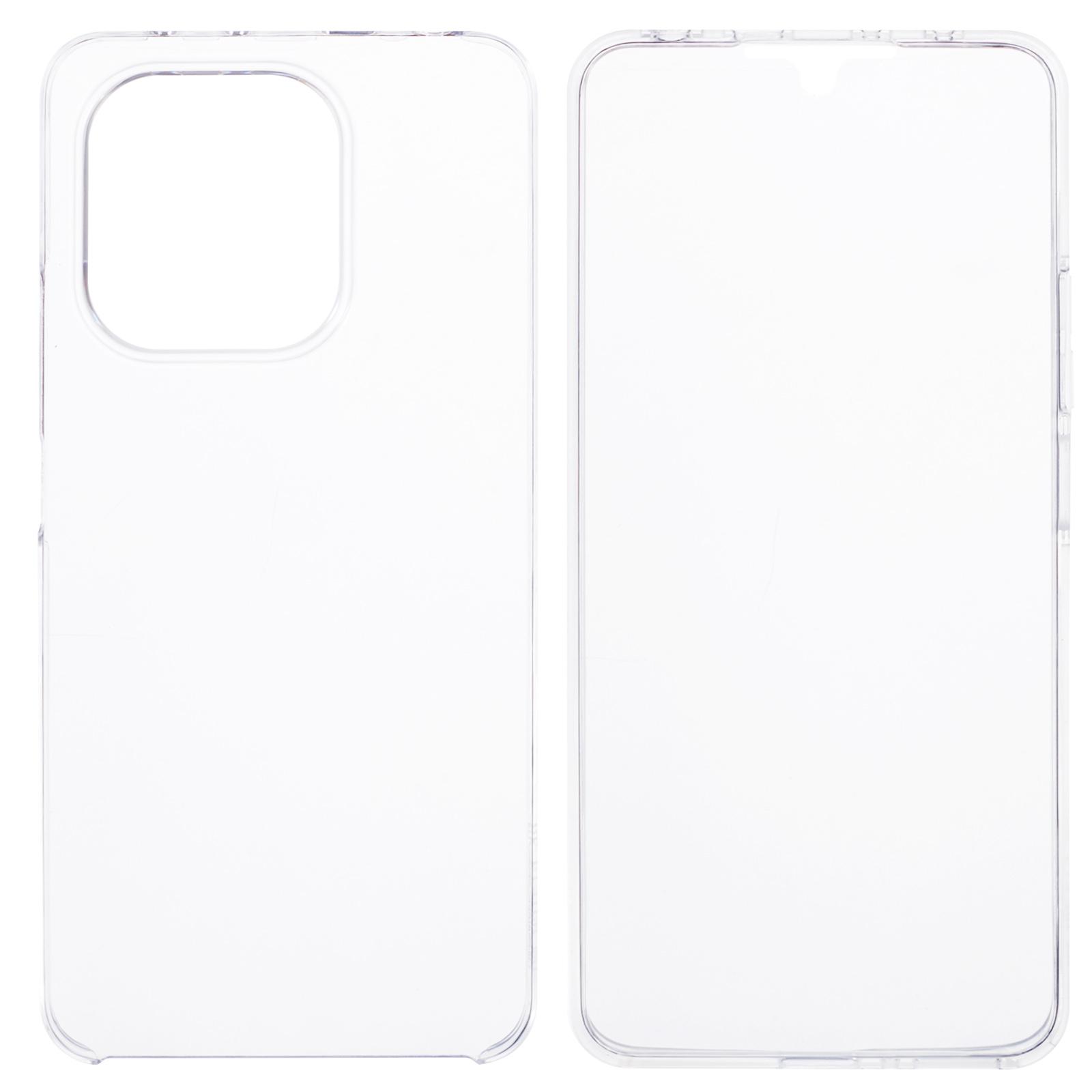 

Phone Case for Xiaomi Redmi Note 13 4G Shell Acrylic Back+PET Front Cover with TPU Frame A