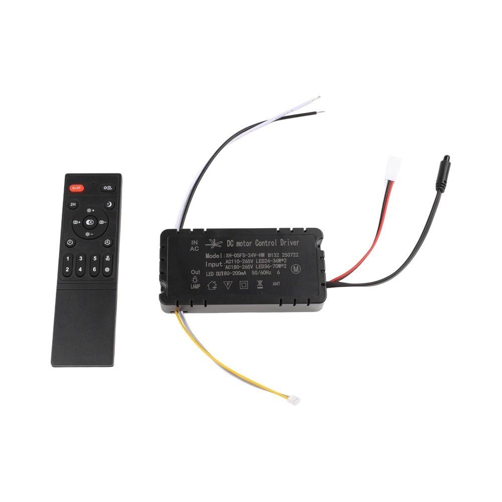 6-Speed Remote Controller Ceiling Fan Remote Control Customizable Lighting