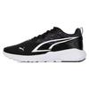 All-Day Active Mesh Fabric Power Sports Comfort Low-Top Lifestyle Shoes Unisex Sneaker Black Gray 389203-02