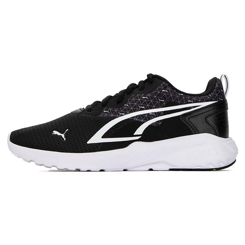Puma All-Day Active Mesh Fabric Power Sports Comfort Low-Top Lifestyle Shoes Unisex sneaker Black Gray 389203-02