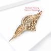 Fashion Rhinestone Conch Brooches for Women Unisex Enamel Ocean Series Pins Friend Event Party New Gifts Jewelry Decoration