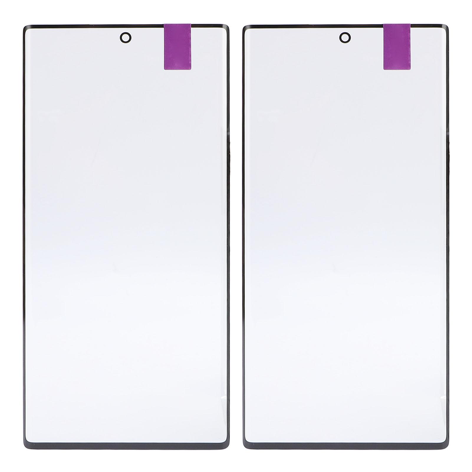 

2 шт. сменное стекло экрана для Galaxy Note 10 Plus, переднее внешнее стекло объектива с OCA