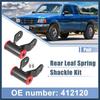 Rear Drop Shackle Kit For 2002-2008 Dodge RAM 1500 Leaf Spring Lifting Eye Rear Lowering Shackle 412120