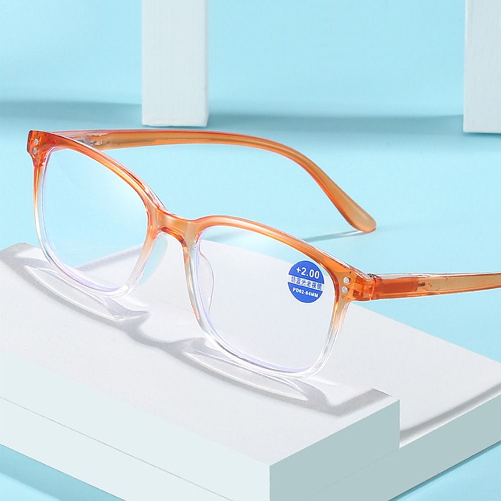 Fashion Eye Protection Anti-Blue Light Reading Glasses Urltra-Light Eye Protection  Women Elegant Comfortable Eyeglasses
