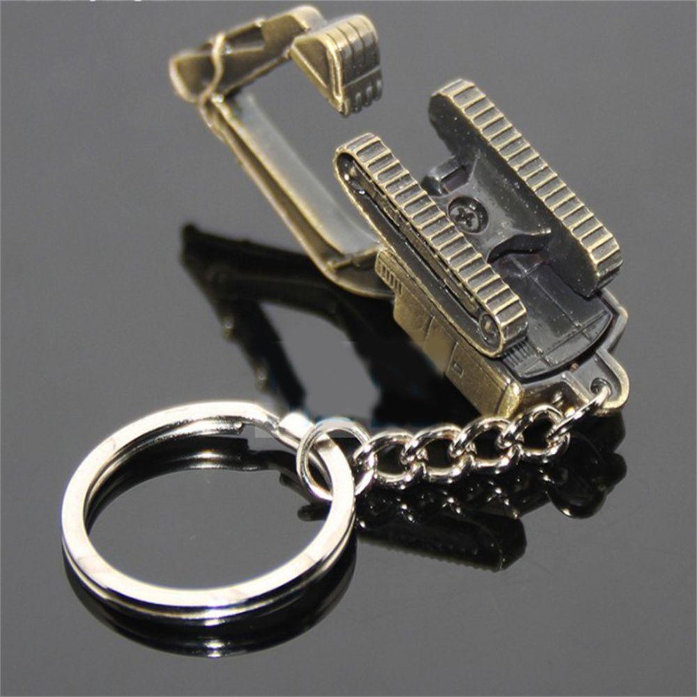 Anti-lost Key Rings Car Accessories Bag Pendants Key Pendant Car Keychain Excavator Keychain