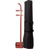 Erhu, a Traditional Folk Instrument with a Beautiful and Distinctive Sound. Hand-carved from Old Mahogany, This Erhu Set Features Bone Carvings and Is