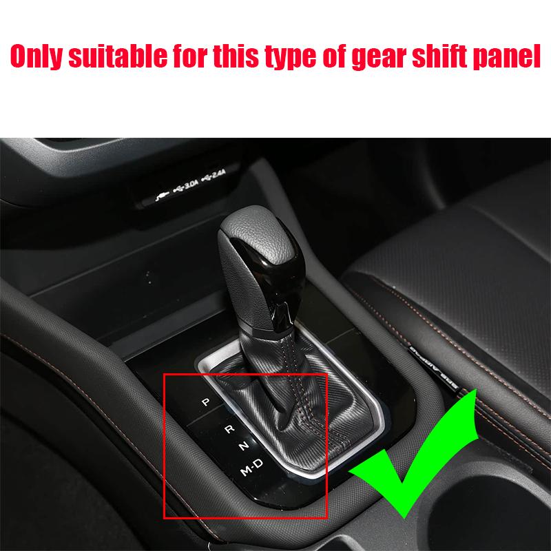 For Subaru Forester 6th 2025 2026 Integrated silicone material gear shift panel with storage box interior modification parts