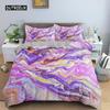 Abstract Duvet Cover Set King Microfiber Blue Psychedelic Bedding Set 2/3 Pcs Queen Size Warped Space Theme Twin Comforter Cover