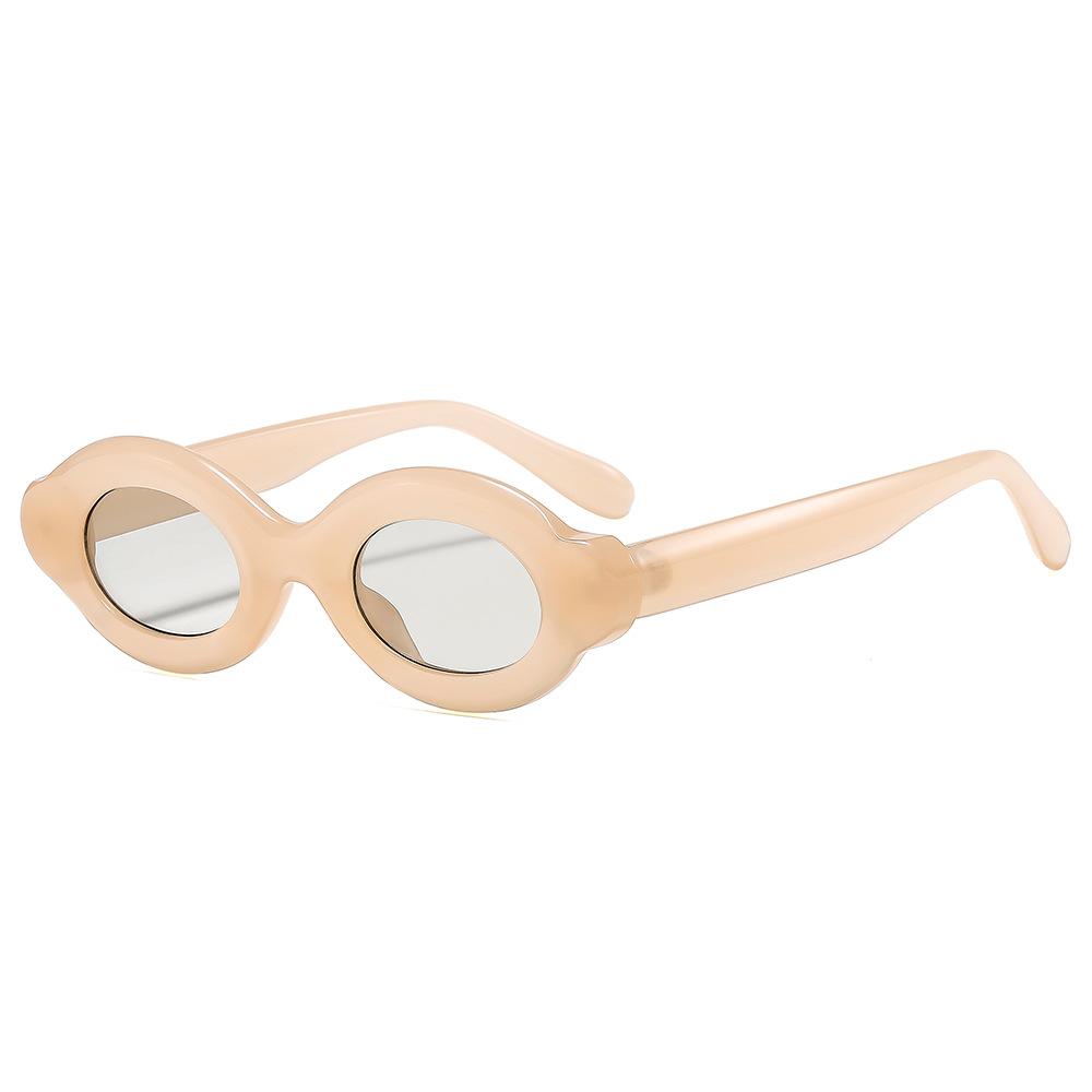 JYL Sunglasses Oval Cross Border Uv Protection Color Block Inflatable 283 A-18008