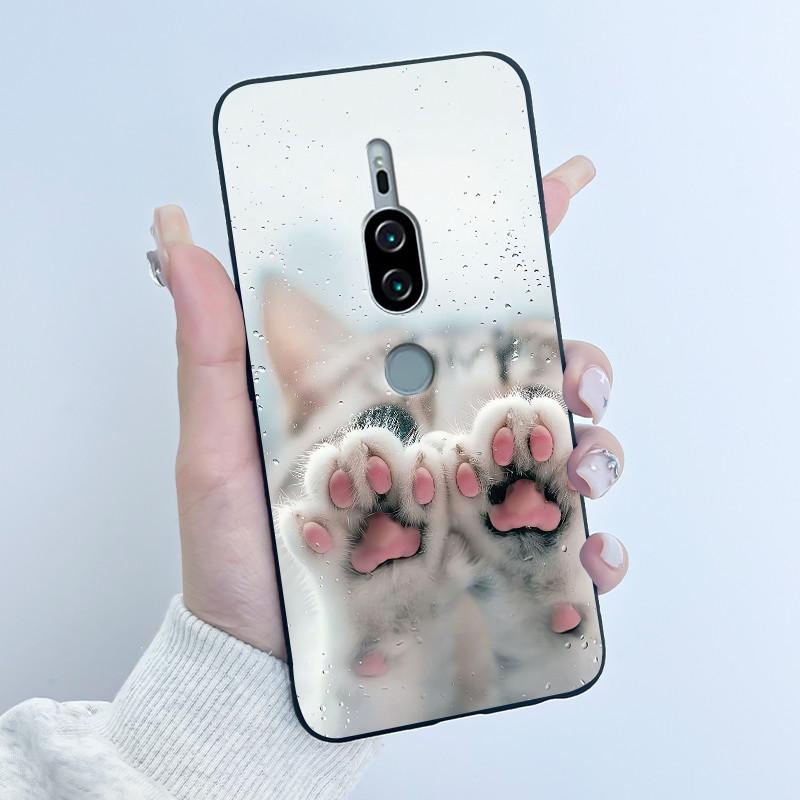 For Sony Xperia XZ2 Premium SO-04K SOV38 XZ2Premium Case Luxury Cute Cool Boys Girls Black Soft Silicone Back Cover TPU Housing