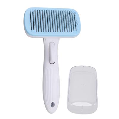 Pet Slicker Brush Professional Self Cleaning Hair Removal Pet Grooming Brush for Dogs Cats
