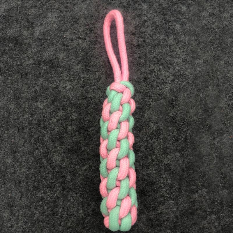 Durable Braided Rope Dog Toy for Aggressive Chewers Interactive Teeth Cleaning Chew Toy with Handle for Puppies  Large Dogs