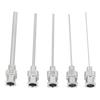 5 Pz Calibro Smussato Acciaio Inossidabile Erogazione Siringa Punta Ago 12/16/18/20/25/38G