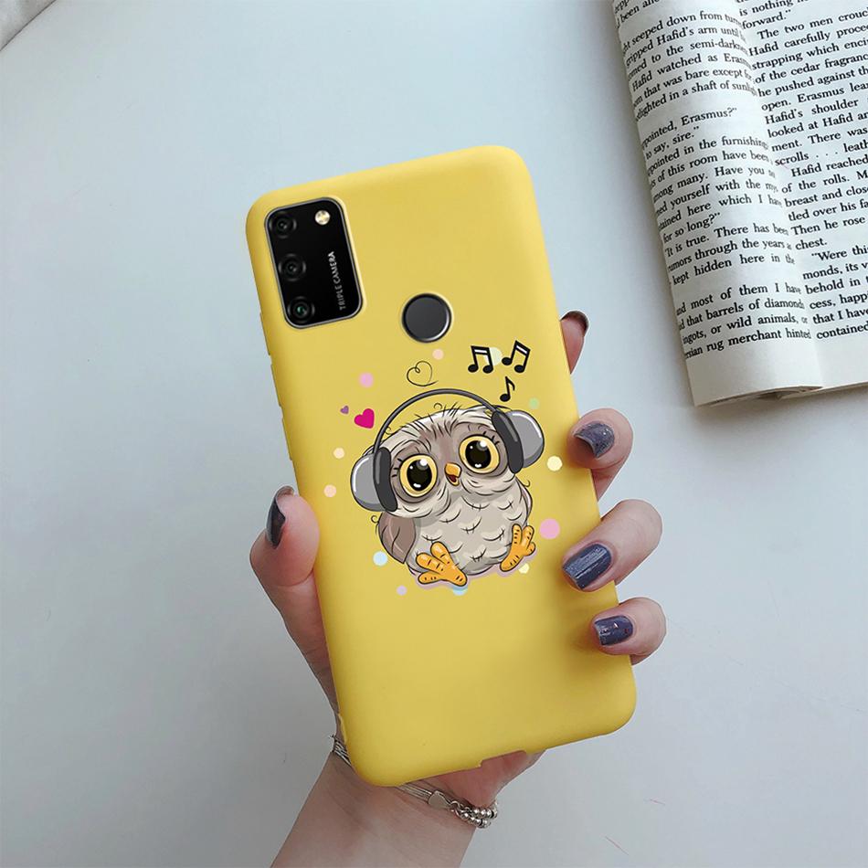 For Huawei Honor 9A Case 2020 Silicon Cover Soft Bumper Coque For Huawei Honor 9A Phone Cases MOA-LX9N Honor9A Love Heart Funda