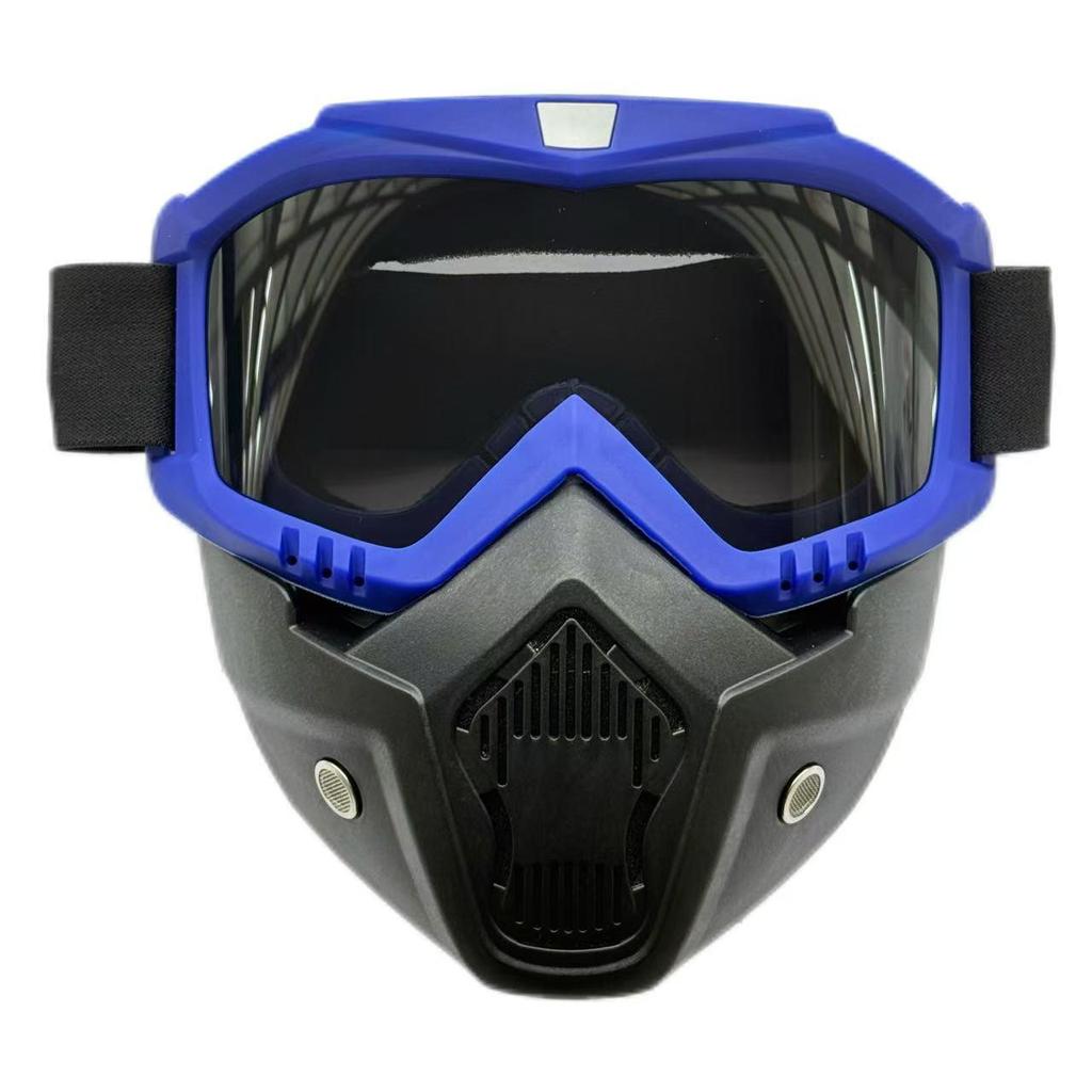Retro Fashion Cycling Glasses: Windproof, Dustproof, Impact Resistant, Full Face Protection