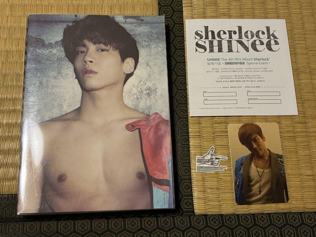 

[USED] SHINee Sherlock Korean Edition Jonghyun Trading Card Included