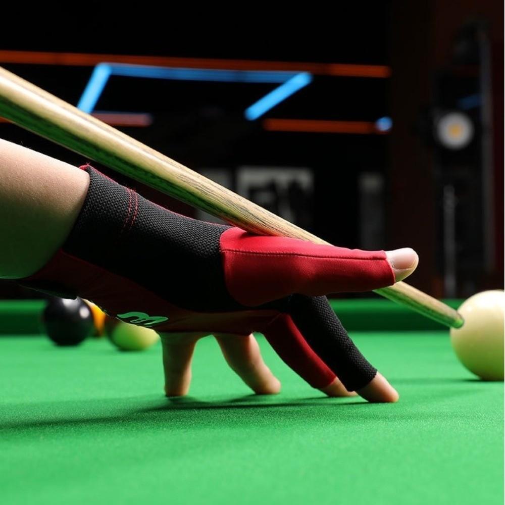1Pcs Anti-slip Snooker Glove Three Fingers Training Glove New Billiard Glove  Fitness Accessories