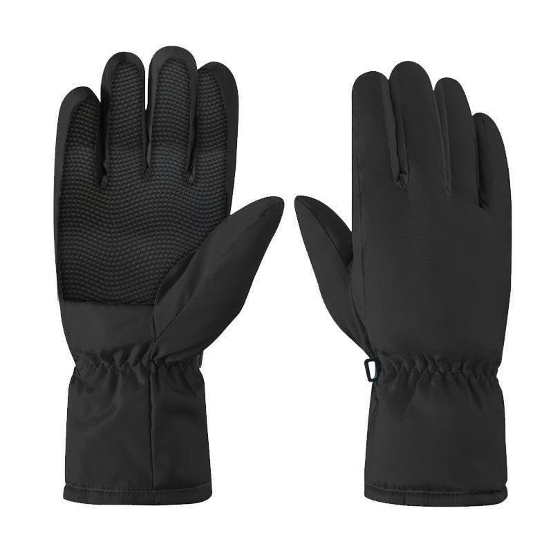 

Электрические лыжные перчатки с бархатной подкладкой и подогревом — водонепроницаемые, ветрозащитные, нескользящие для мужчин и женщин One Size