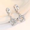 Eco-Friendly Korean Rhinestone Star Earrings for Women - Versatile, Sweet, Everyday Accessory