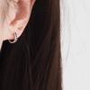 S925 Sterling Silver Retro Ear Cuffs & Stud Earrings for Women - Elegant Niche Design