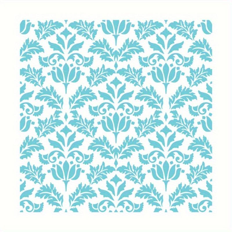 1/2pcs Vintage Spring Pattern Plastic Stencil for DIY Card Making, Scrapbooking & Crafts- for Decorative Backgrounds, Photo Albums & Greeting Cards