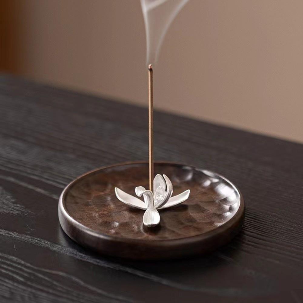 Retro Incense Burners Wooden Carved Incense Holder Creative Boat Incense Holder  Living Room