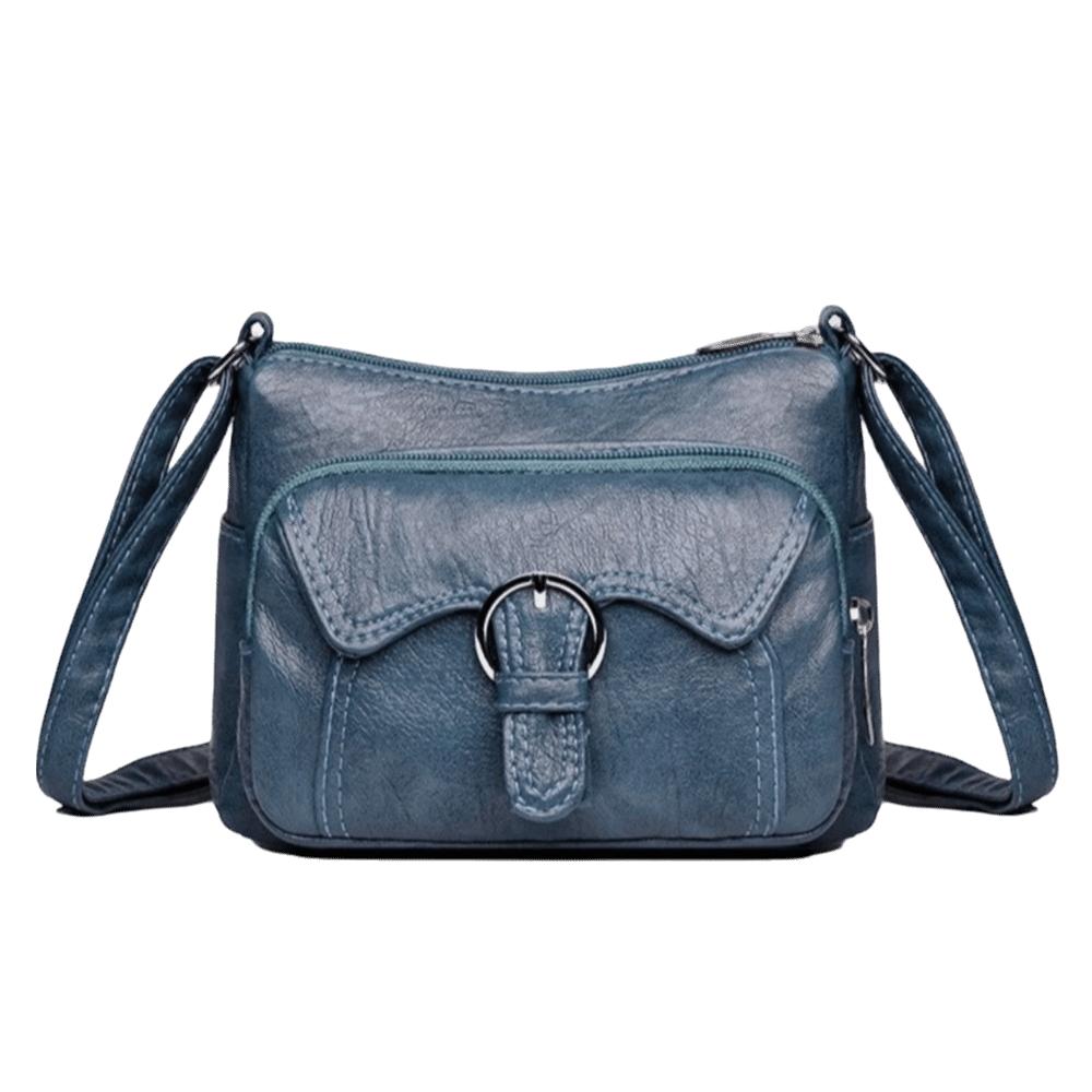 New Soft Leather Crossbody Bag Multi-pocket Multi-compartment Small Bag Women's Handbag Women