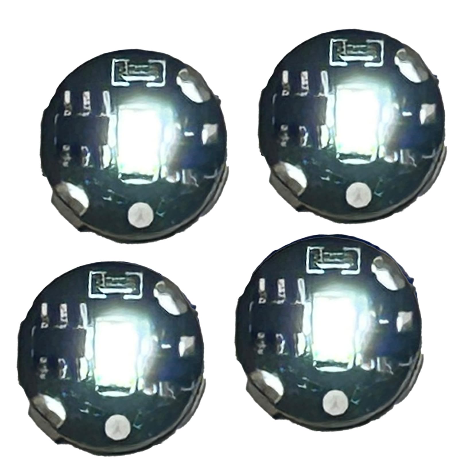 

HALSUN Wireless LED Magnetic Set of 4 Light, Steady/Flashing, Ultra-Small Switch, (White) білий