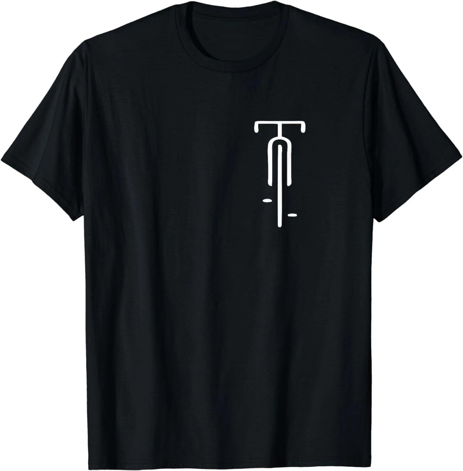 Bicycle logo minimal retro for bicycle lovers Unisex T-Shirt 3XL