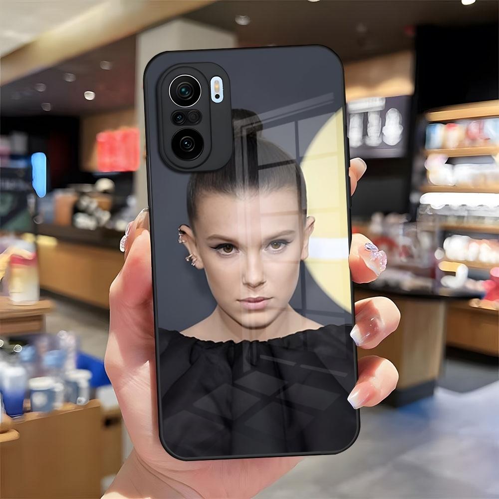 Millie Bobby Brown Phone Case For Redmi 13 12 13c 12c Note 13 Pro Plus 11 12 Pro 10 12s 11s Tempered Glass Cover