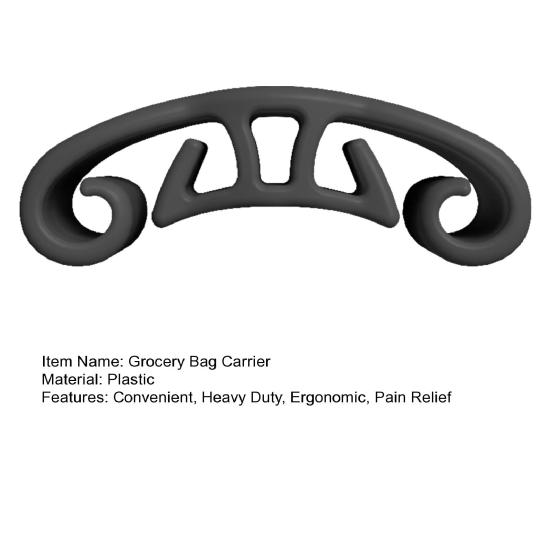 Grocery Bag Carrier Heavy Duty Plastic Bag Organizer Rack Weak Hands Pain Relief Bag Grabbers for Mommy Shopping Bags Groceries Clothing