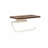 Wall Mounted Toilet Paper Holder Walnut Wood Grain Paper Towel Holder Storage Shelf  Hotel Room