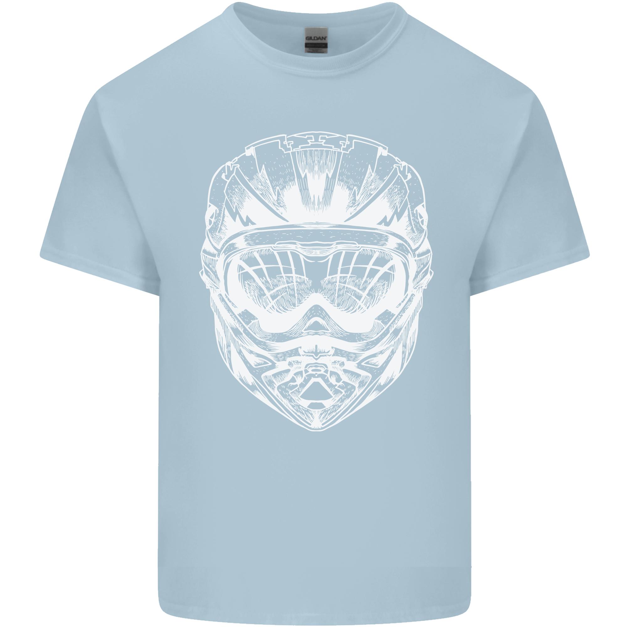 Downhill Mountain Biking Helmet DH MTB Unisexs Light Cotton TShirt S