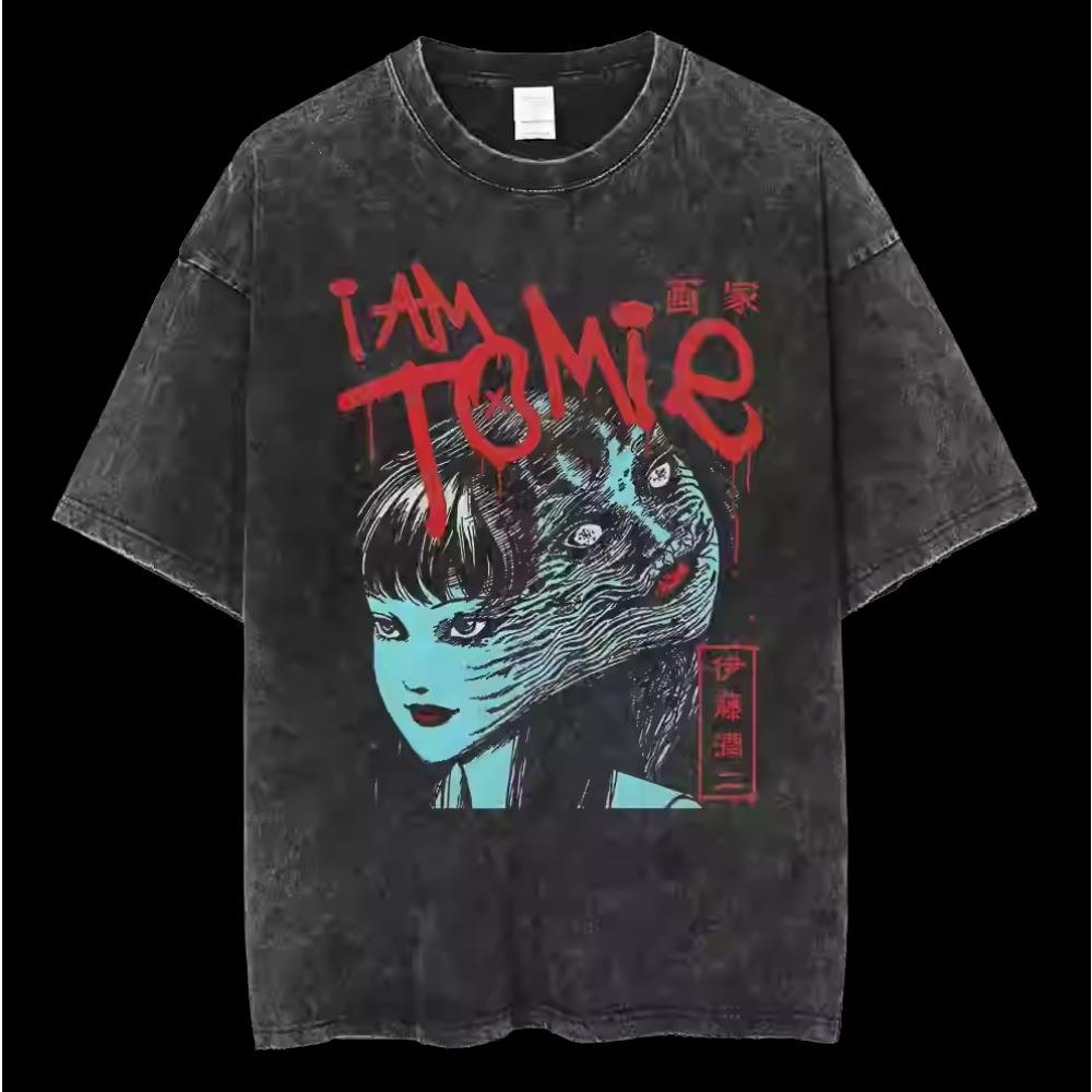 Washed Cotton Oversized Loose T-shirt Men and Women Can Be Short-sleeved Round Neck Fashion New Arrival of Summer T-shirts