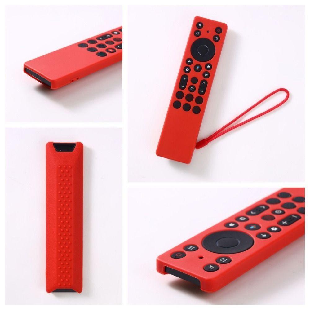 New Silicone Protective Case Shockproof Protector Remote Controller Cover with Lanyard Soft Shell for TCL RC923A/RC813A