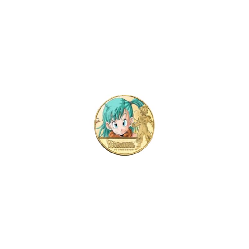 Anime  Z Gold Plated Gold Coin Son Goku Vegeta  Coins Kids Classic Anime Peripherals Collection Toy Souvenir