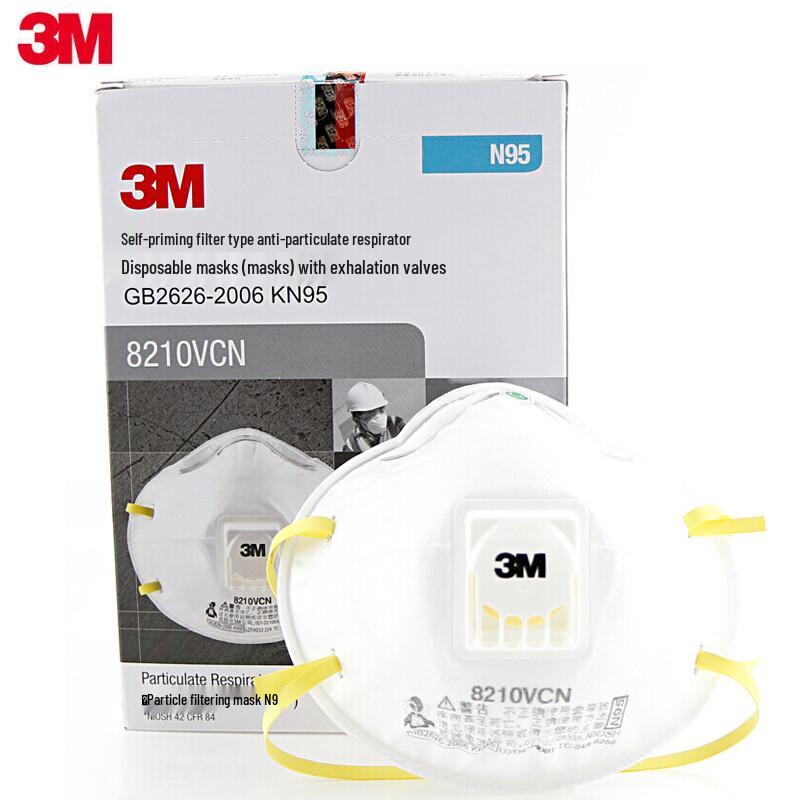 3M 8210V N95 Dust Mask with Valve