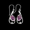 Amethyst Gemstone 925 Sterling Silver Jewelry Handmade Drop/Dangle Earrings1.60" EE-49-7