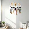 Wrought Wall Mounted Holder and Hook Rack for Displaying Awards